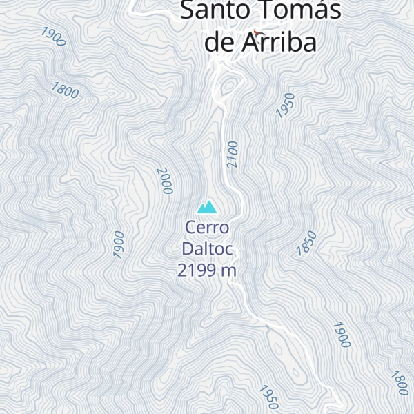 Map of Cerro Daltoc
