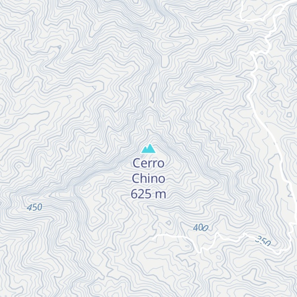 Map of Cerro Chino