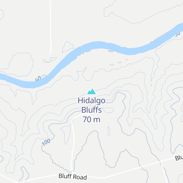 Map of Hidalgo Bluffs