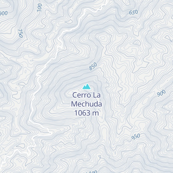 Map of Cerro La Mechuda