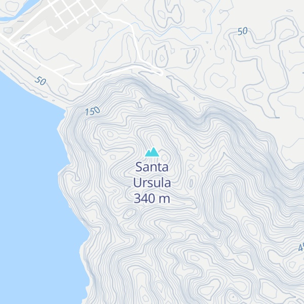 Map of Santa Ursula