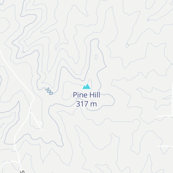 Map of Pine Hill