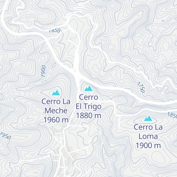 Map of Cerro El Trigo