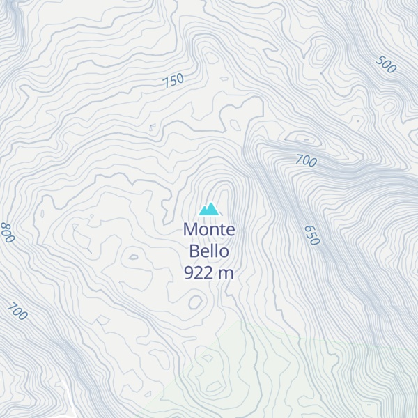 Map of Monte Bello