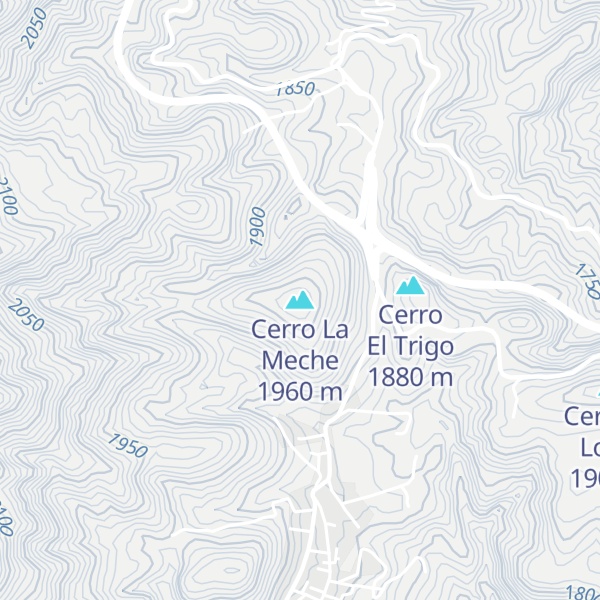 Map of Cerro La Meche