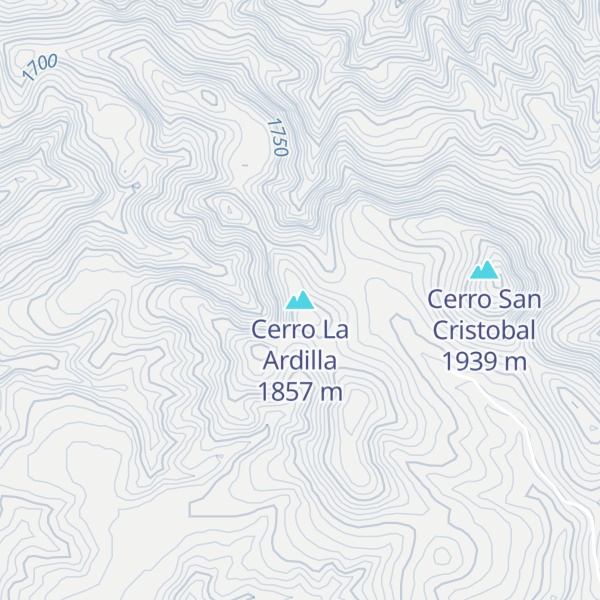 Map of Cerro La Ardilla