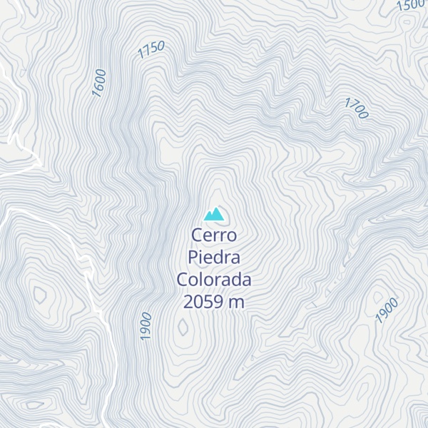 Map of Cerro Piedra Colorada