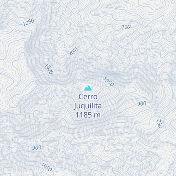 Map of Cerro Juquilita