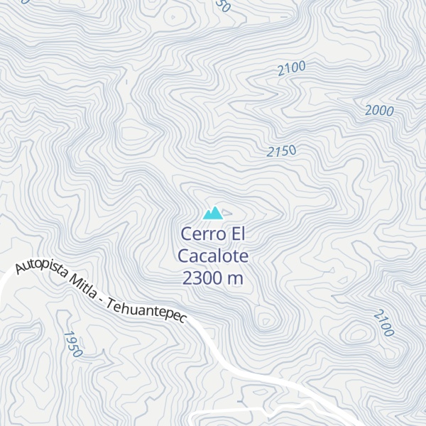 Map of Cerro El Cacalote