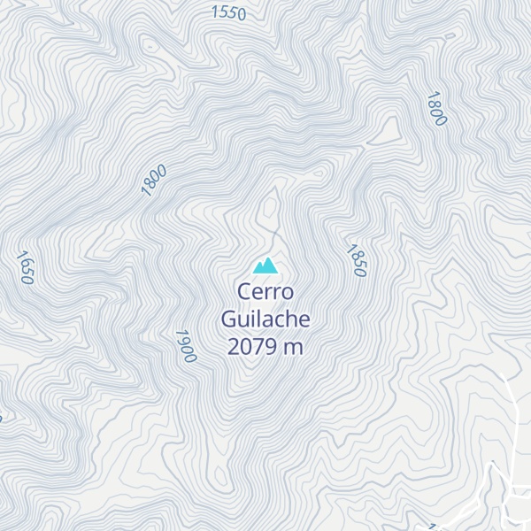 Map of Cerro Guilache