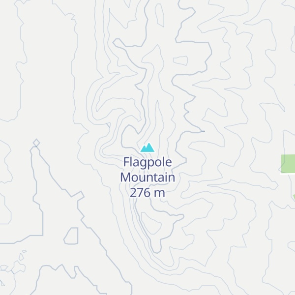 Map of Flagpole Mountain
