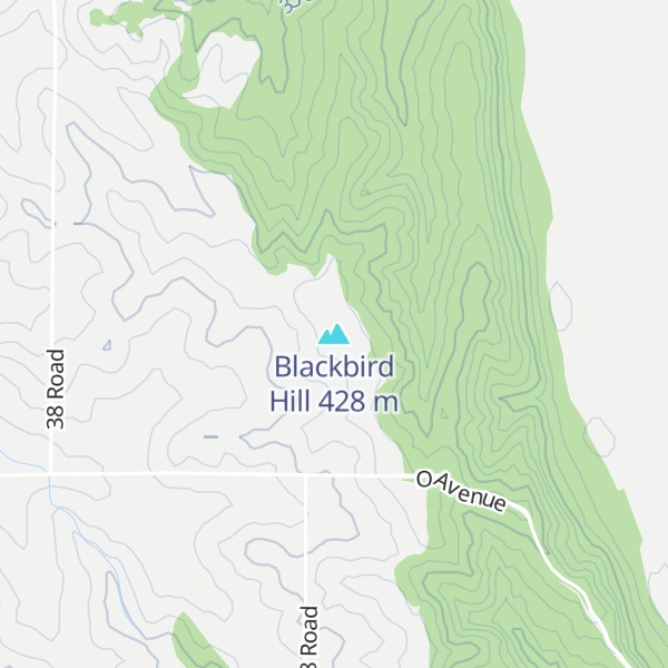 Map of Blackbird Hill