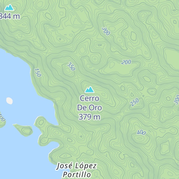 Map of Cerro De Oro