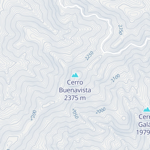 Map of Cerro Buenavista