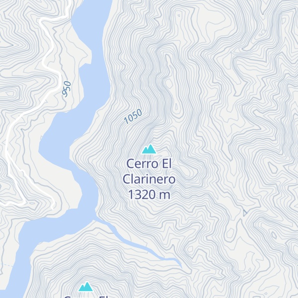 Map of Cerro El Clarinero