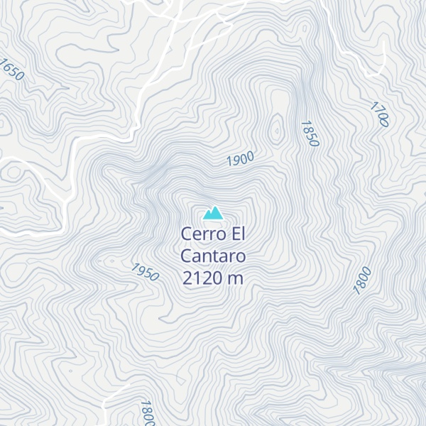 Map of Cerro El Cantaro