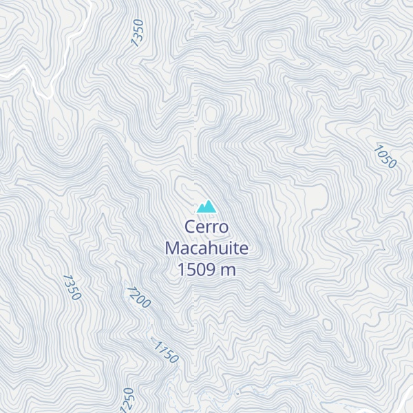 Map of Cerro Macahuite