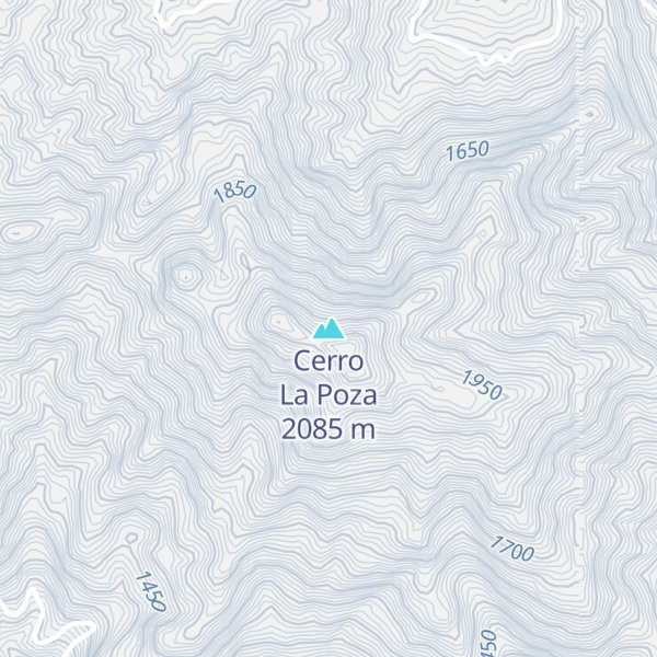 Map of Cerro La Poza