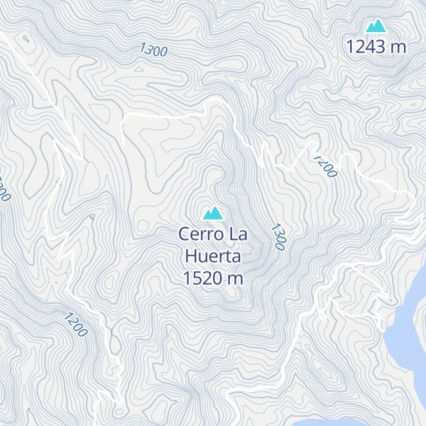 Map of Cerro La Huerta