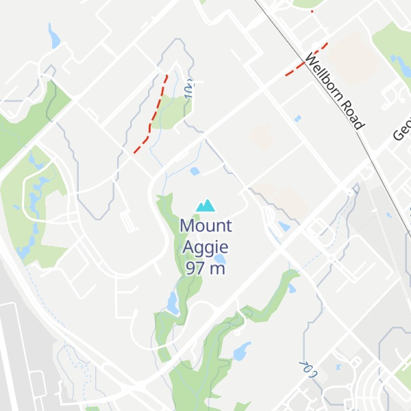Map of Mount Aggie