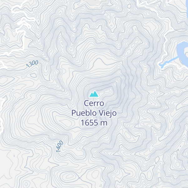 Map of Cerro Pueblo Viejo