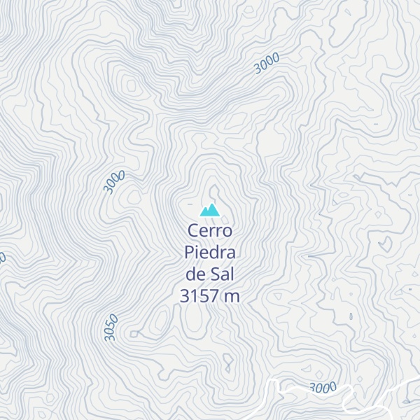 Map of Cerro Piedra de Sal