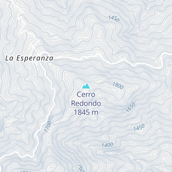 Map of Cerro Redondo