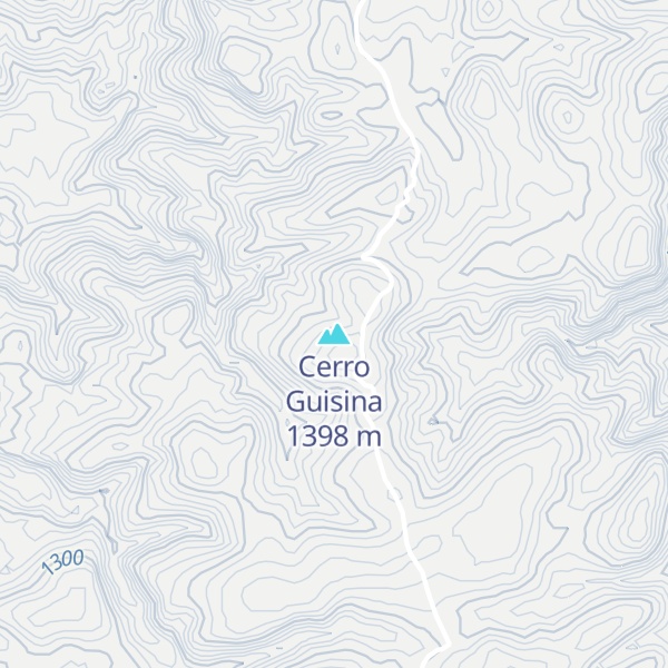 Map of Cerro Guisina