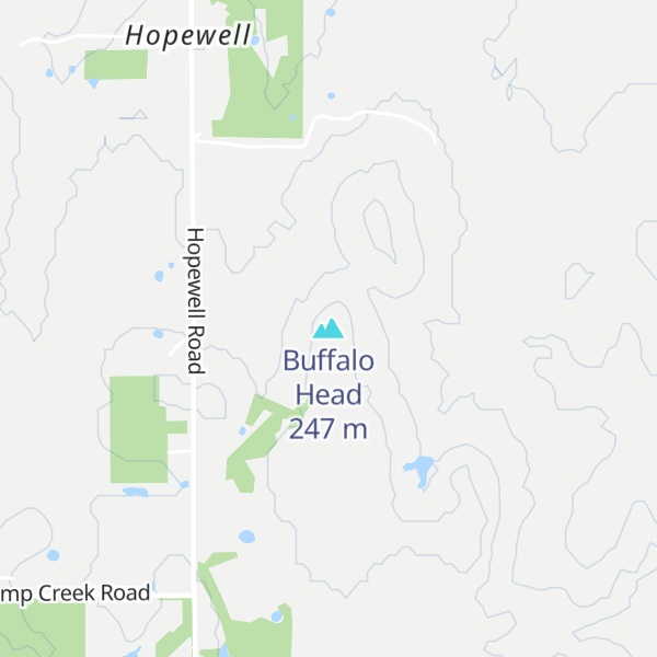 Map of Buffalo Head