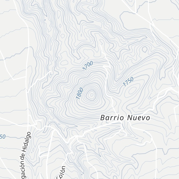 Map of Cerro Yivela