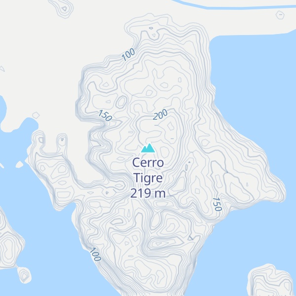 Map of Cerro Tigre