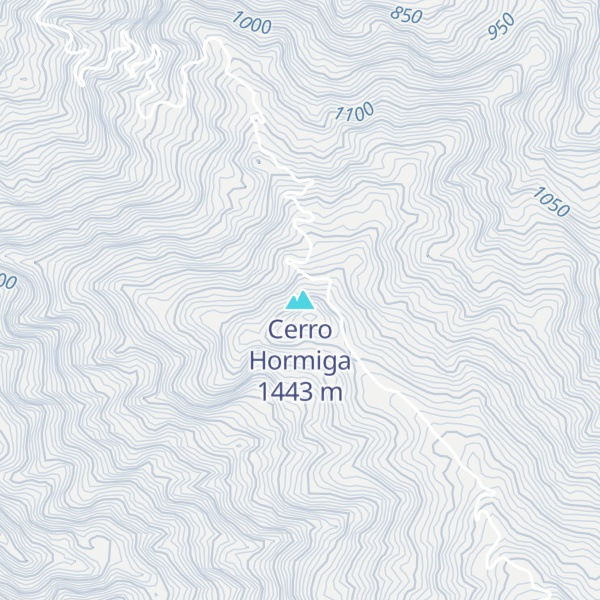 Map of Cerro Hormiga