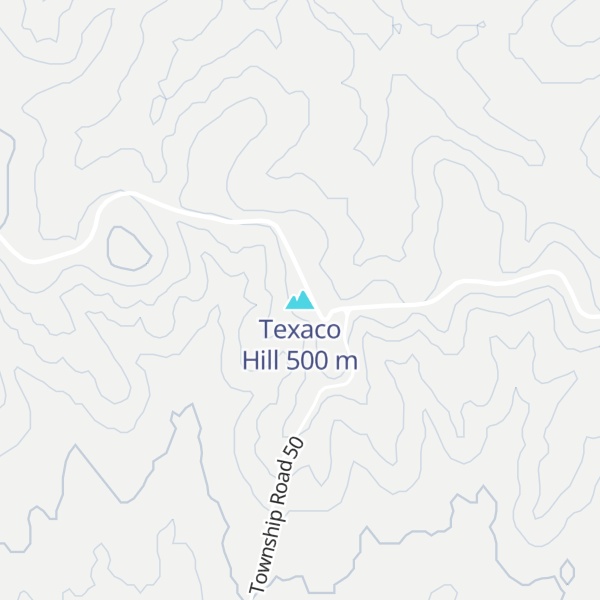 Map of Texaco Hill