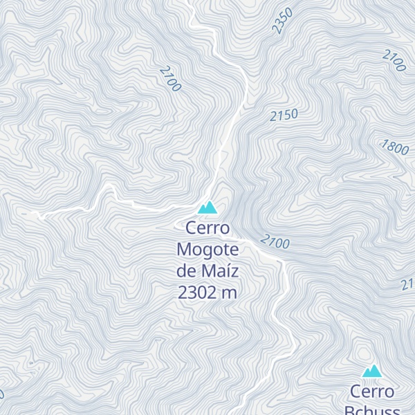 Map of Cerro Mogote de Maíz