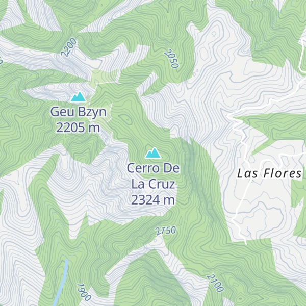 Map of Cerro De La Cruz