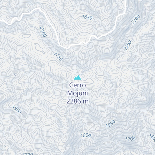 Map of Cerro Mojuni