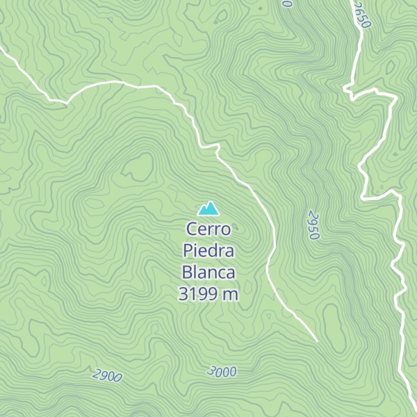 Map of Cerro Piedra Blanca