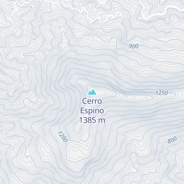 Map of Cerro Espino
