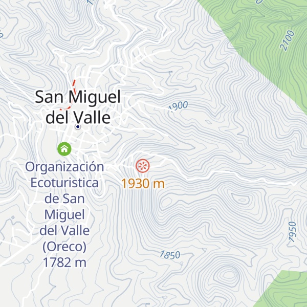 Map of Cabanas Ecoturisticas