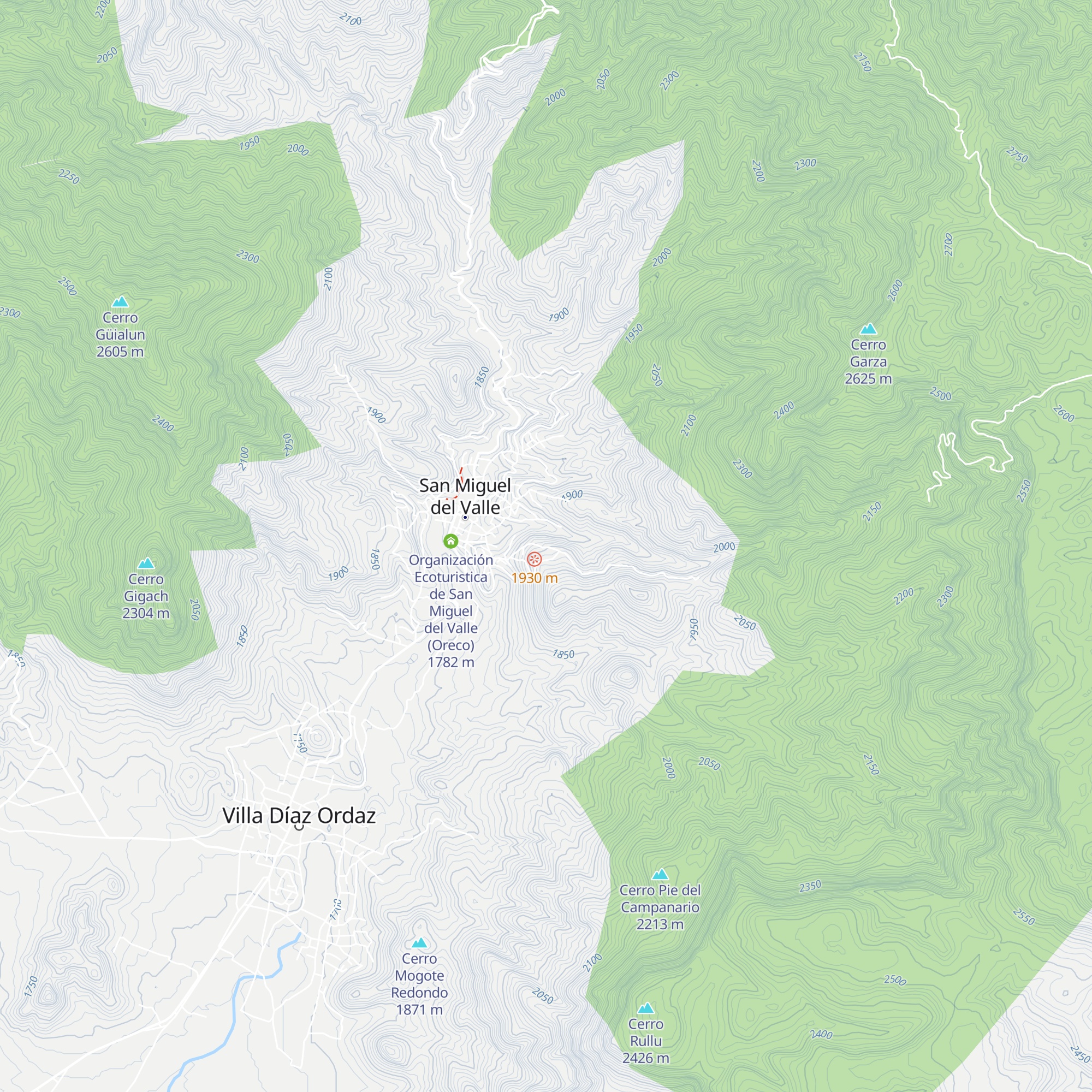 Cabanas Ecoturisticas map