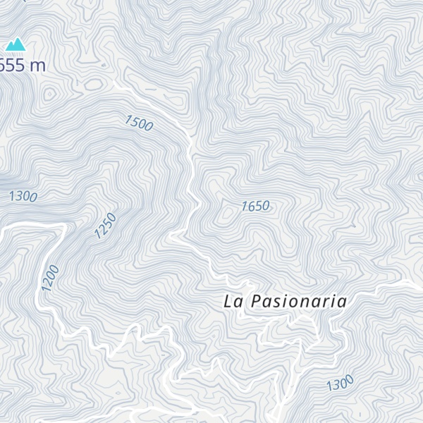 Map of Cerro La Bandera