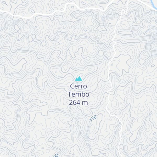 Map of Cerro Tembo