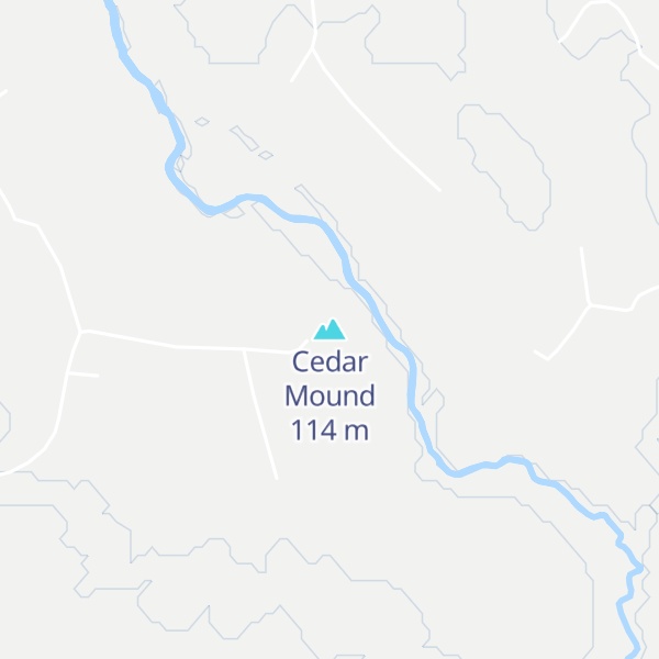 Map of Cedar Mound