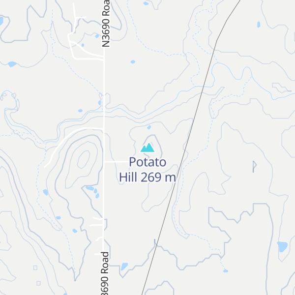 Map of Potato Hill
