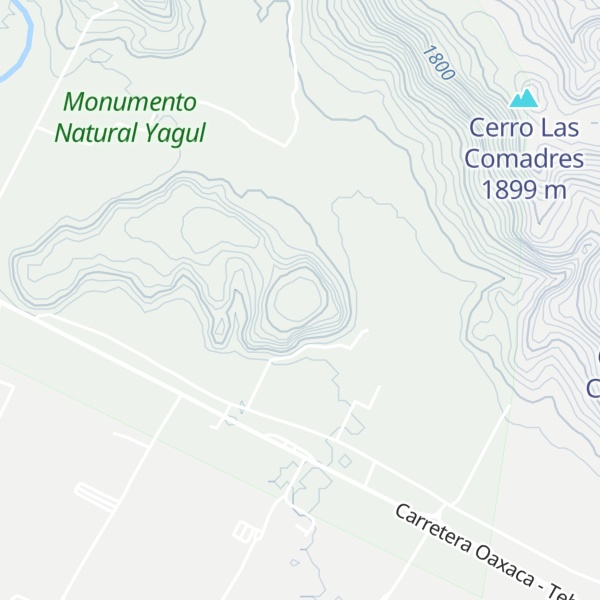 Map of Mesa Caballito Blanco