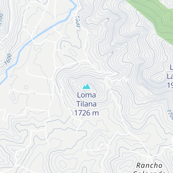 Map of Loma Tilana