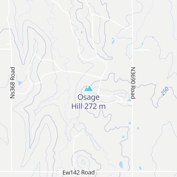 Map of Osage Hill