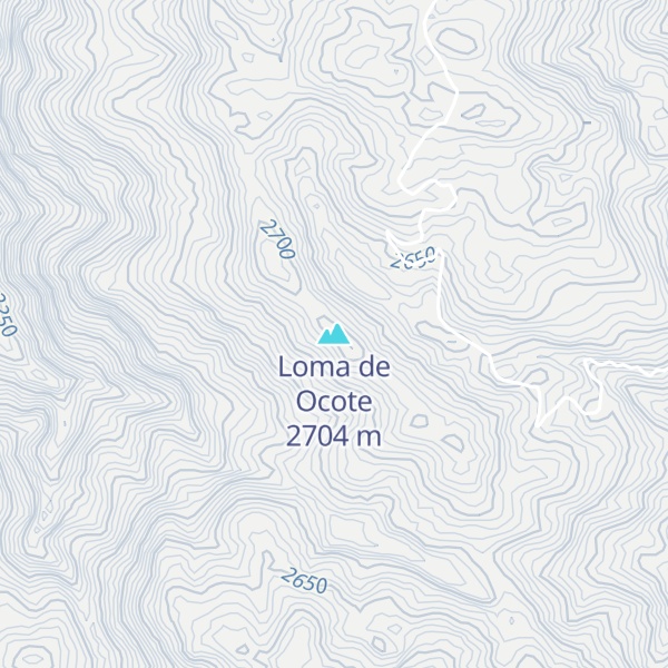Map of Loma de Ocote