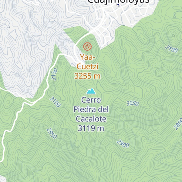 Map of Cerro Piedra del Cacalote