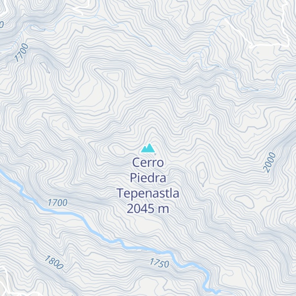 Map of Cerro Piedra Tepenastla